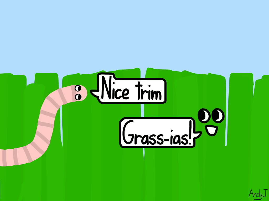 Grass pun